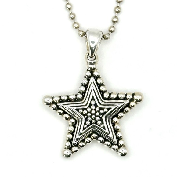 Lagos Rare Wonders Sterling Silver Star Pendant Necklace - Picture 5 of 10